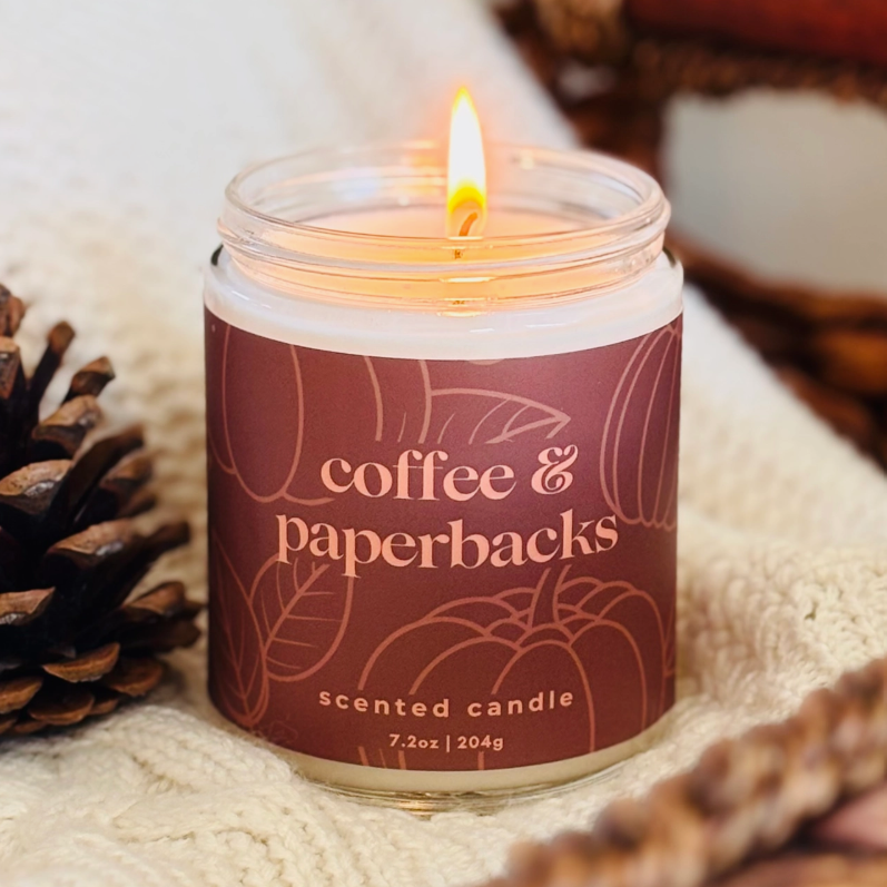 Fall Bookish Candles